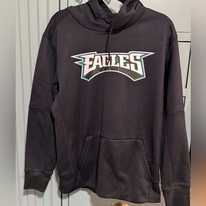 Men’s Nike DriFit NFL Philadelphia Eagles Hoodie Sweatshirt | Black | Size Large